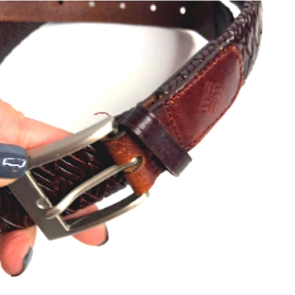 Columbia brown leather belt - Picture 3 of 5